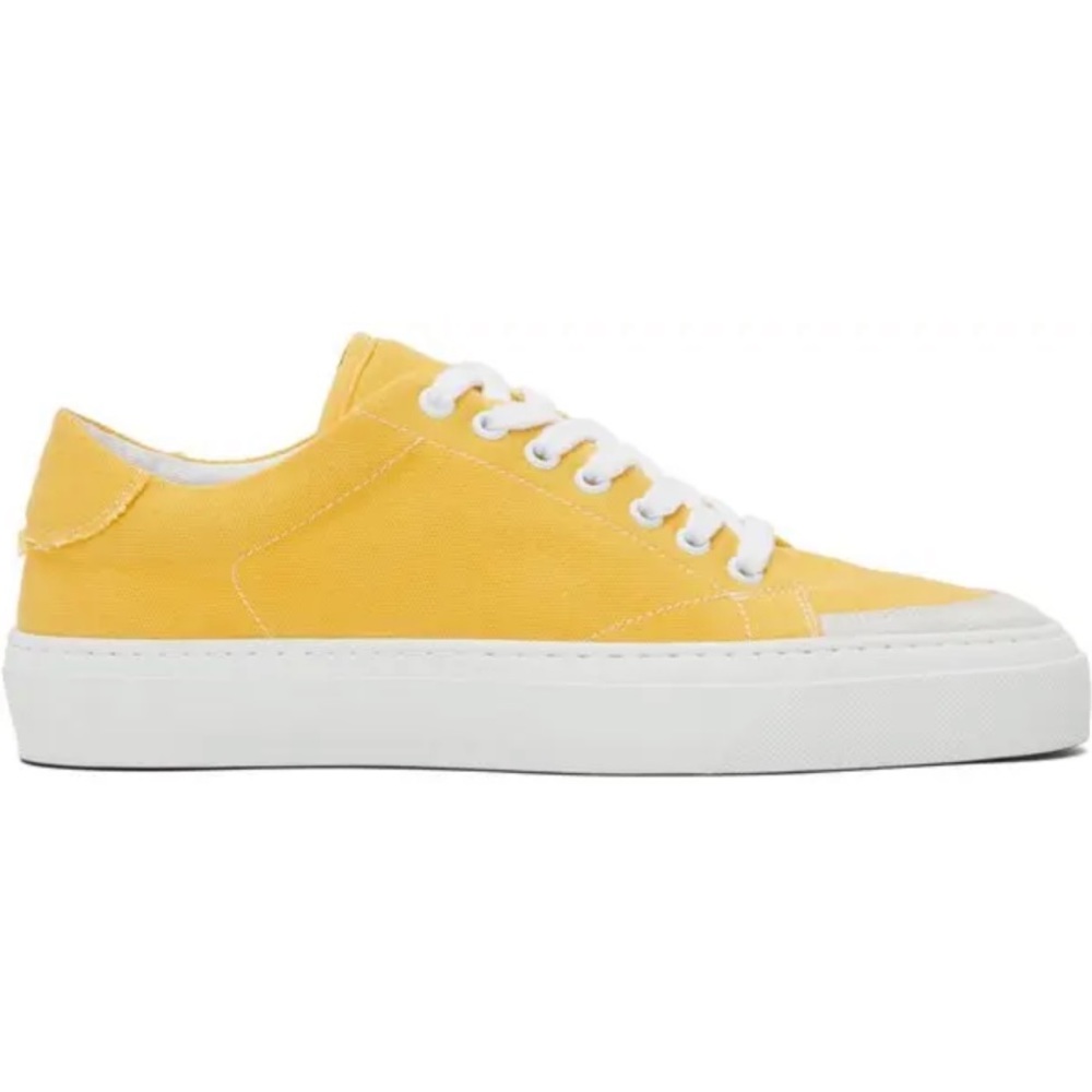John Elliot yellow low top sneakers NIB